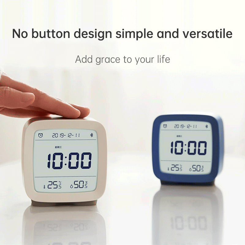 Bluetooth Alarm Clock Temperature and Humidity Monitoring Three-In-One Intelligent Multifunctional Mute Night Light Induction Light Electronic Clock
