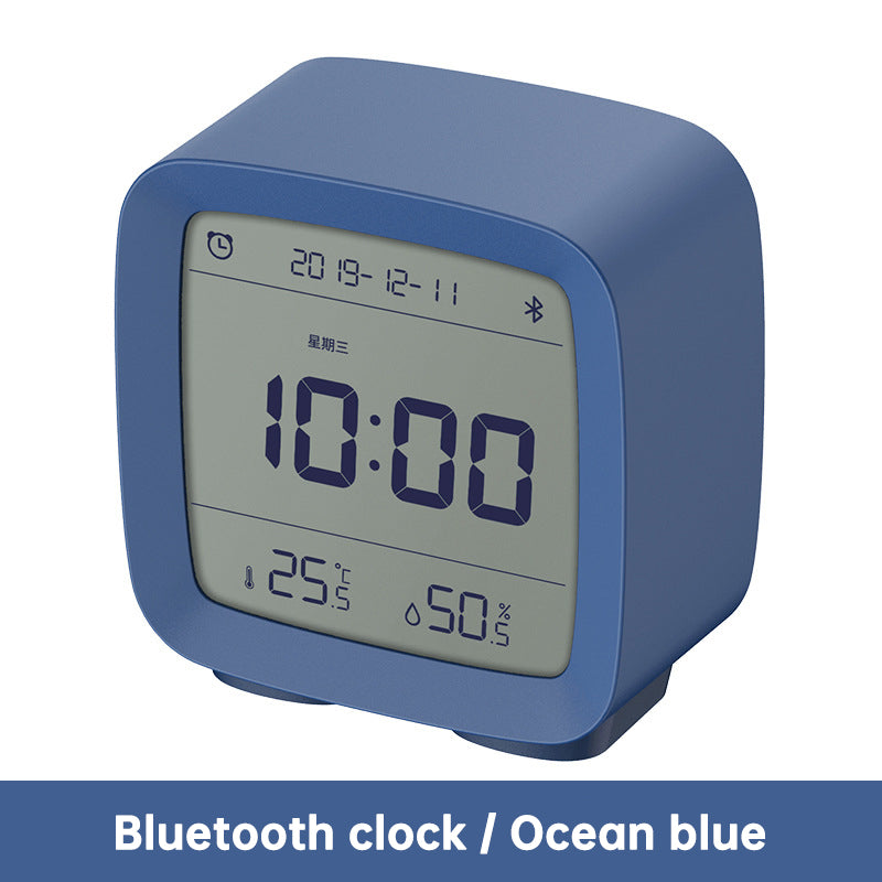 Bluetooth Alarm Clock Temperature and Humidity Monitoring Three-In-One Intelligent Multifunctional Mute Night Light Induction Light Electronic Clock