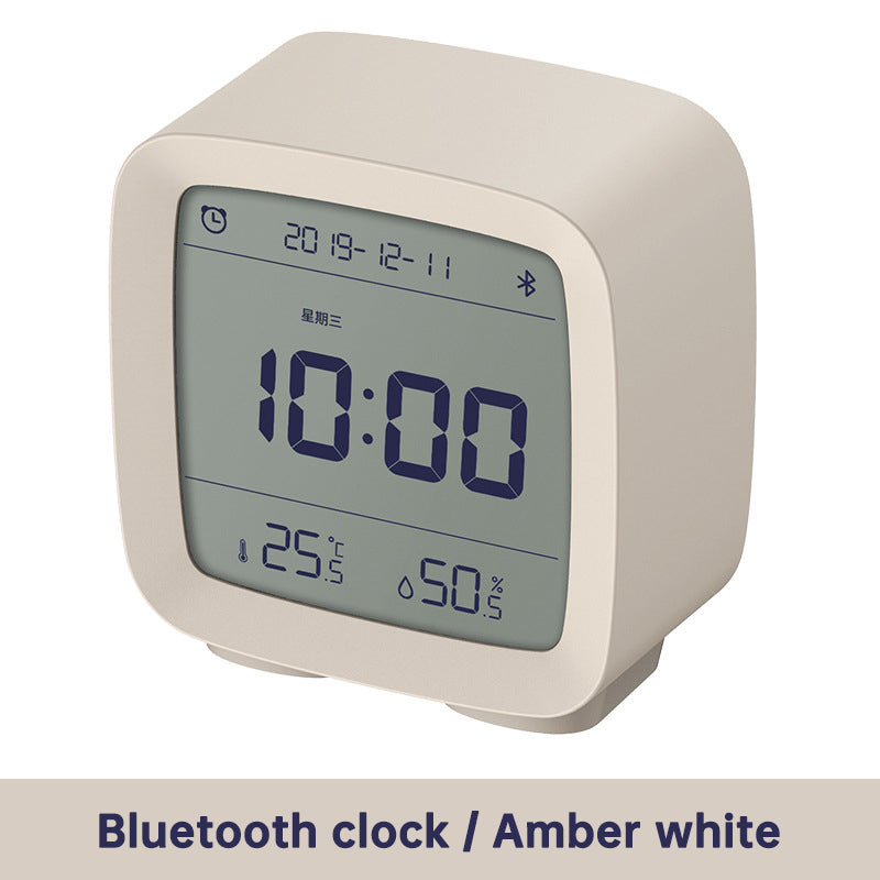 Bluetooth Alarm Clock Temperature and Humidity Monitoring Three-In-One Intelligent Multifunctional Mute Night Light Induction Light Electronic Clock