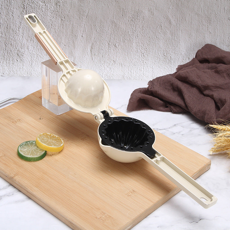 Aluminum Alloy Two In One Lemon Clip Fruit Manual Press, Orange Juice Squeezing Machine, Small Household Juicer
