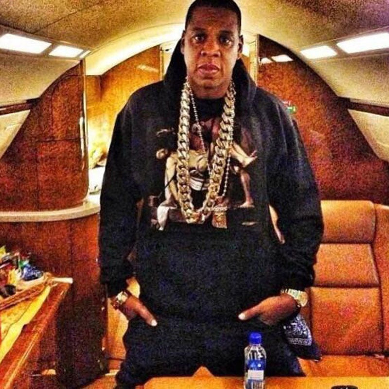 European and American hip-hop exaggerated big gold chain