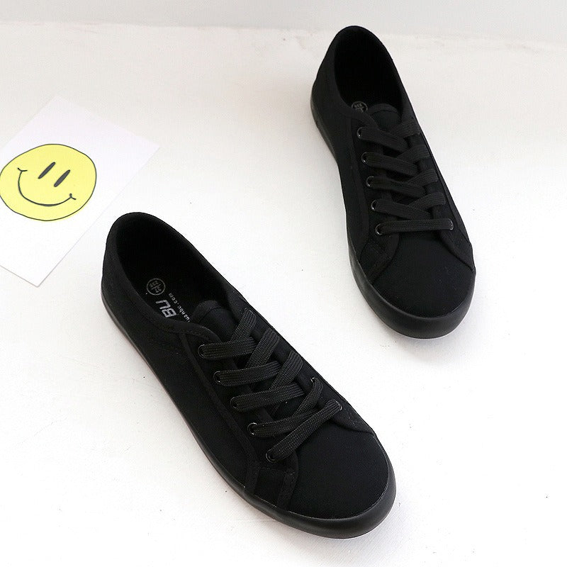 Low Top Small White Shoes for Women's Shoes, Korean Version Canvas Shoes, Simple, Breathable, Comfortable Couple Shoes