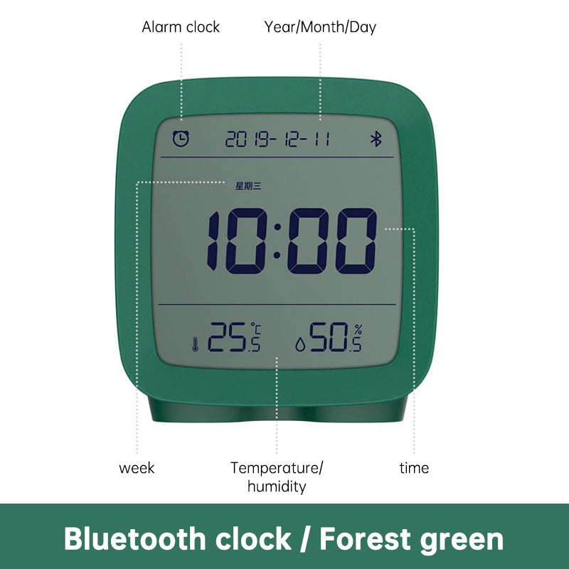Bluetooth Alarm Clock Temperature and Humidity Monitoring Three-In-One Intelligent Multifunctional Mute Night Light Induction Light Electronic Clock