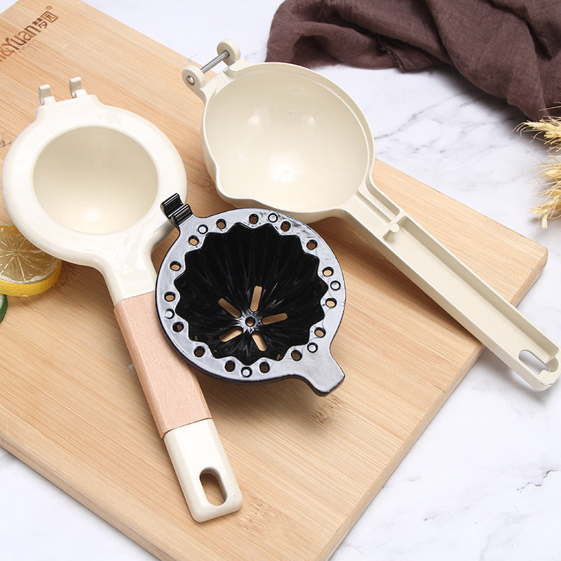 Aluminum Alloy Two In One Lemon Clip Fruit Manual Press, Orange Juice Squeezing Machine, Small Household Juicer