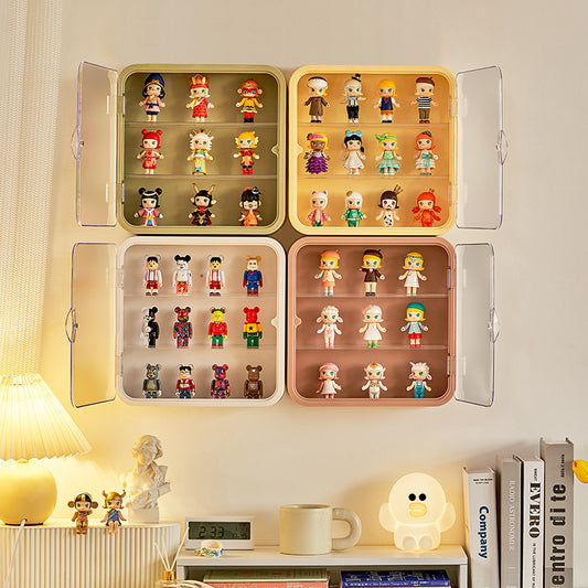 Blind Box Storage Display Rack Hand Made Doll Doll Display Box Frame Transparent Wall Mounted Wall Cabinet