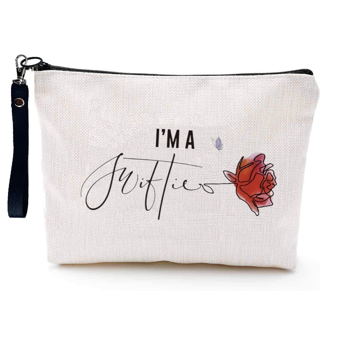 Student Minimalist Pencil Case Portable Canvas Wear-resistant Buggy Bag