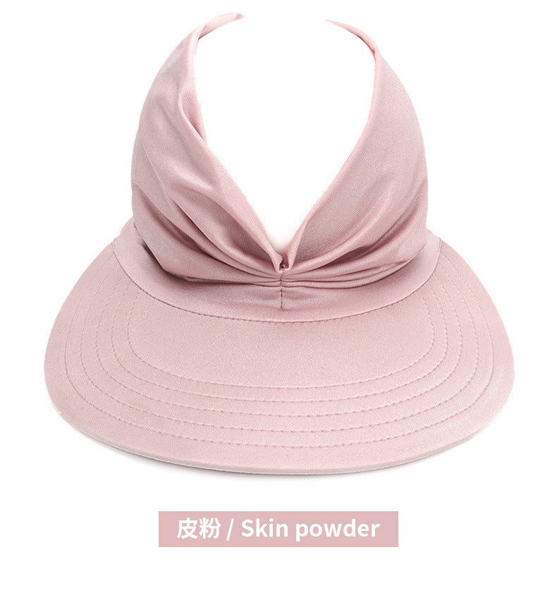 New hat Women's Sun hat Baseball cap Women's UV resistant personality adult empty top hat