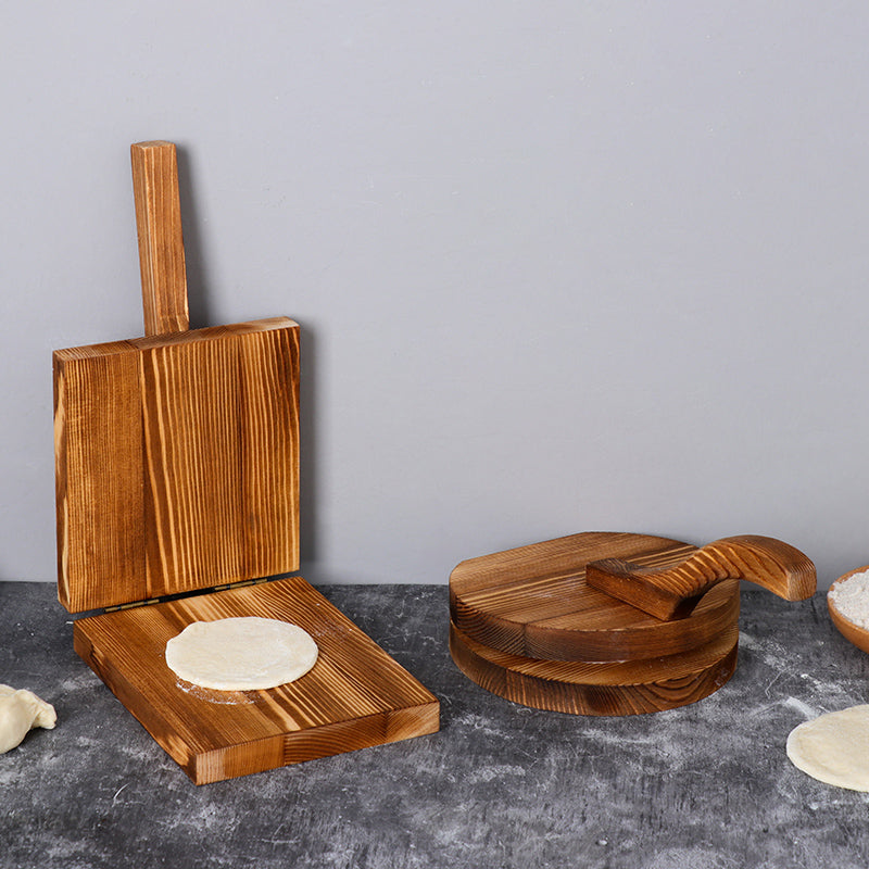 Dumpling Skin Pressing Plate, Wooden Rice Cake Skin Tool, Dumpling Skin Mold, Pine Wood Pressing Plate, Household Use