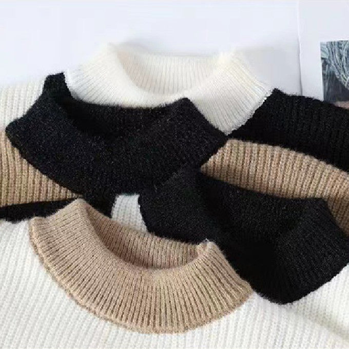 Men's FallWinter Half Turtleneck Knitted Bottoming Shirt For Boys Thickened Warm Wool Clothes