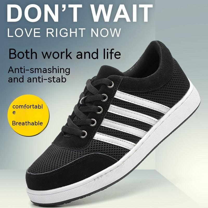 Casual Board Shoes Labor Protection Shoes Breathable Insulation Anti-smash And Anti-puncture Wear-resistant