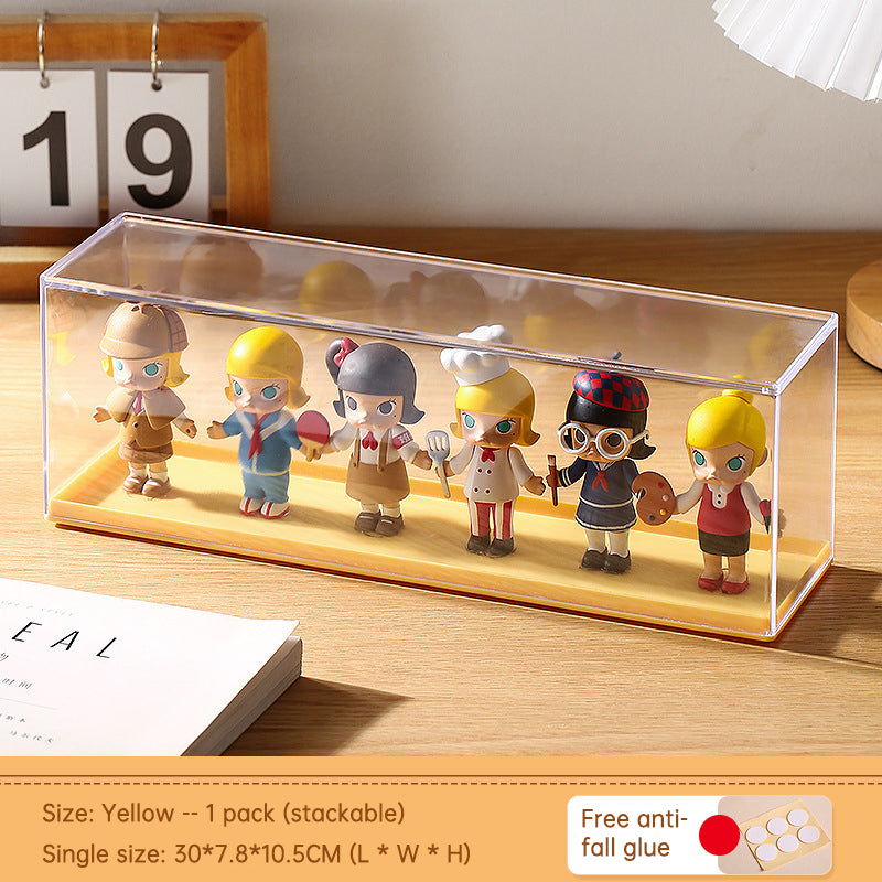 Handmade Display Box Blind Box Doll Display Rack Transparent And Stackable Dustproof Storage Box