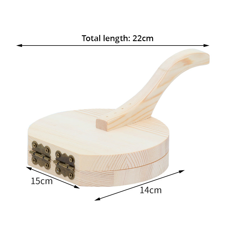 Dumpling Skin Pressing Plate, Wooden Rice Cake Skin Tool, Dumpling Skin Mold, Pine Wood Pressing Plate, Household Use