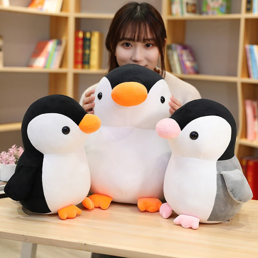 Cute cartoon penguin Stuffed toy grab machine doll children's birthday gift girl sleeping pillow big