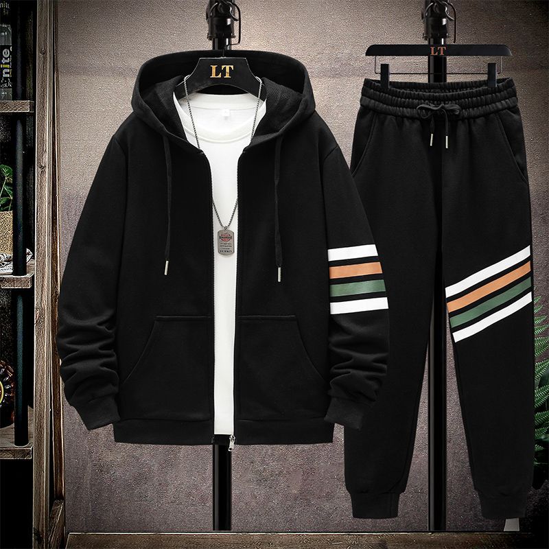 Casual Sports Suit Men's Loose Sportswear Hooded