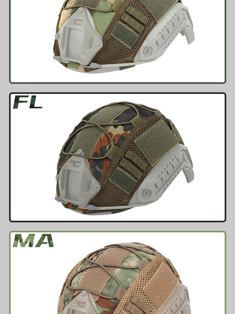 Tactical Multicam Helmet Cover for for Ops-Core FAST PJ Helmet Paintball Wargame Gear CS FAST Helmet Cover