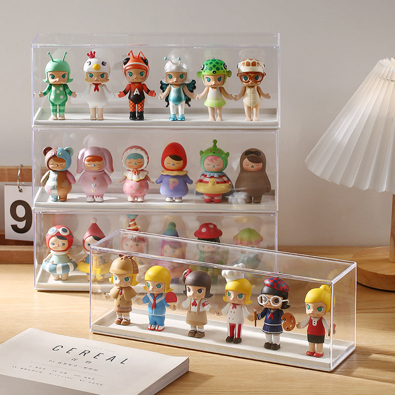 Handmade Display Box Blind Box Doll Display Rack Transparent And Stackable Dustproof Storage Box