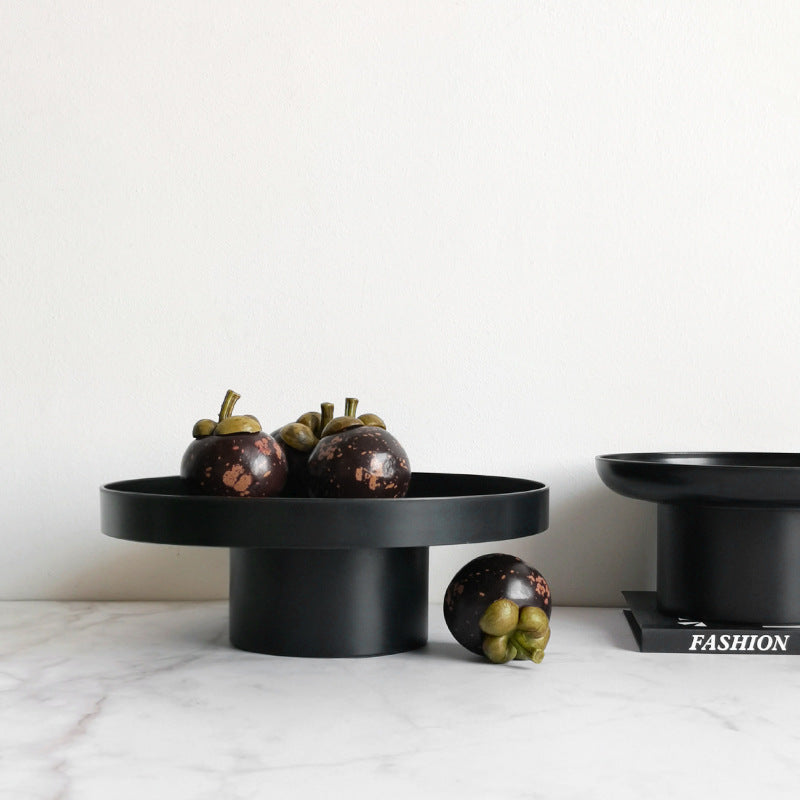 Simple Modern Circular Storage Tray Living Room Porch Fruit And Vegetable Fragrance Small Items Desktop Storage Tray Storage Tray