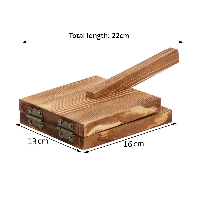 Dumpling Skin Pressing Plate, Wooden Rice Cake Skin Tool, Dumpling Skin Mold, Pine Wood Pressing Plate, Household Use