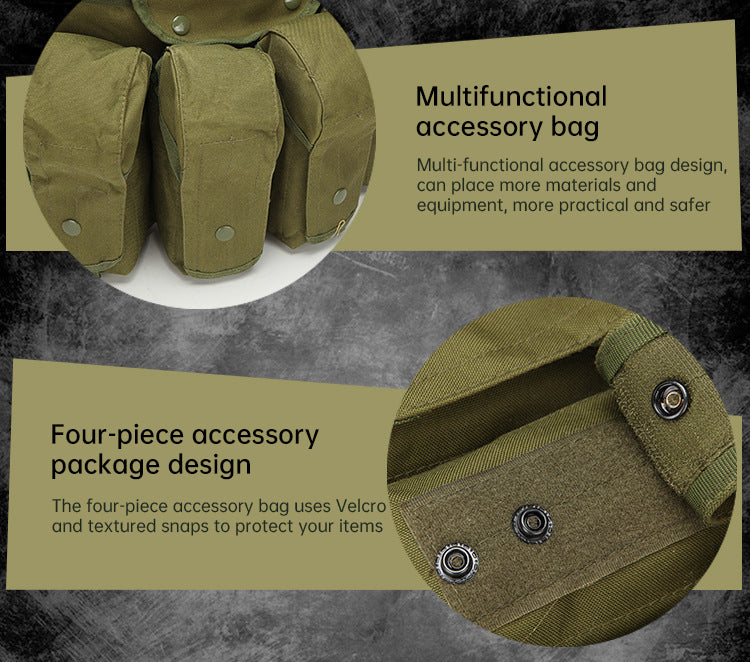 Tactical Bellyband Vest Multifunctional CS Load Vest Quick Release And Light Weight Outreach Training Camouflage Equipment