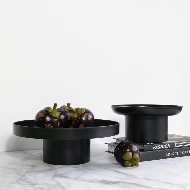 Simple Modern Circular Storage Tray Living Room Porch Fruit And Vegetable Fragrance Small Items Desktop Storage Tray Storage Tray