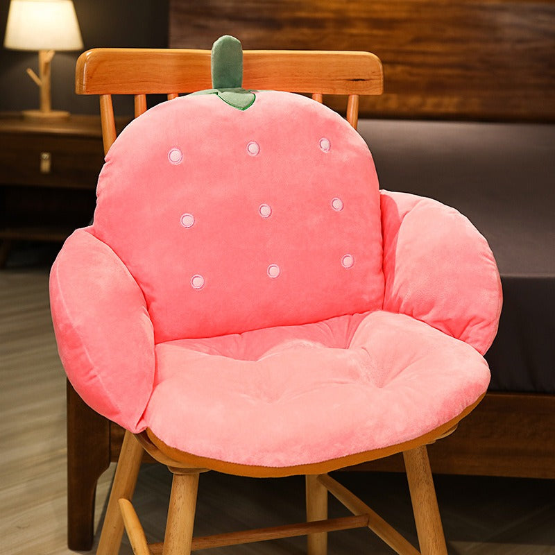 Cushion Office Long Sitting Waist Protection Cushion Integrated Seat Cushion Student Dormitory Chair Plush Backrest Cushion