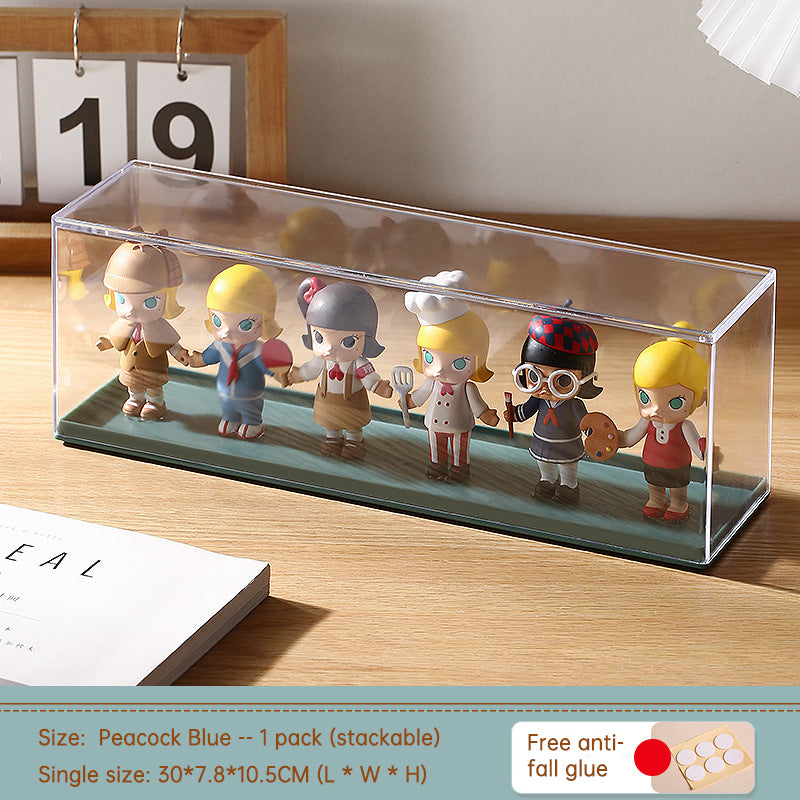 Handmade Display Box Blind Box Doll Display Rack Transparent And Stackable Dustproof Storage Box