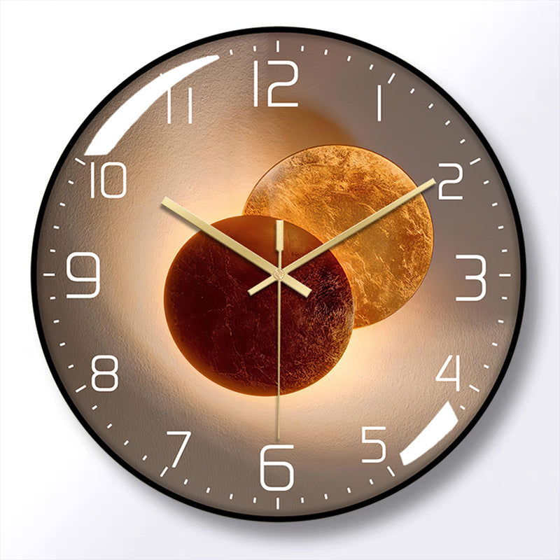 12 Inch Fashionable Silent Wall Clock Wholesale Amazon Living Room Minimalist Quartz Clock Nordic Clock Wall Clock