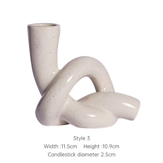 Simple and Elegant Ceramic Aromatherapy Candle Holder Creative Home Decoration Ornaments