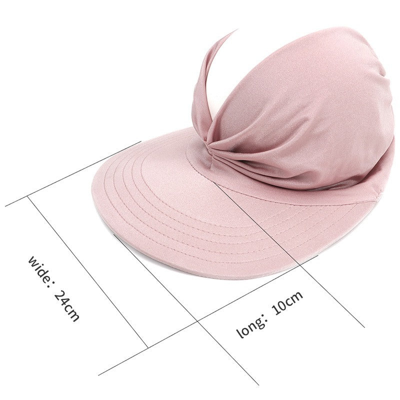 New hat Women's Sun hat Baseball cap Women's UV resistant personality adult empty top hat