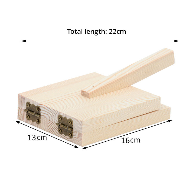 Dumpling Skin Pressing Plate, Wooden Rice Cake Skin Tool, Dumpling Skin Mold, Pine Wood Pressing Plate, Household Use