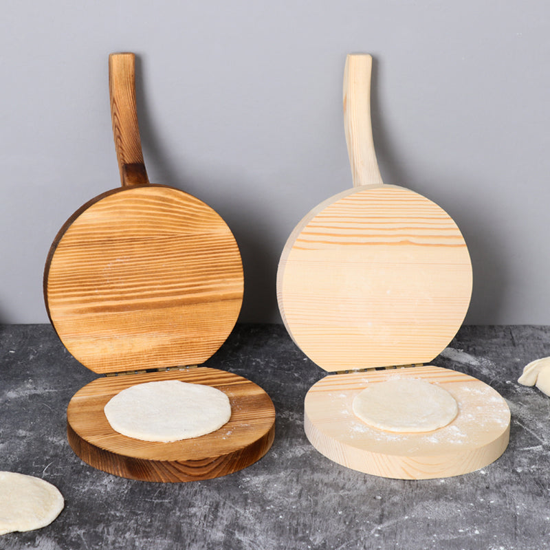 Dumpling Skin Pressing Plate, Wooden Rice Cake Skin Tool, Dumpling Skin Mold, Pine Wood Pressing Plate, Household Use