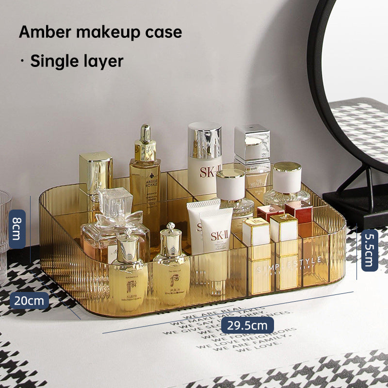 Cosmetics Storage Box Desktop Dressing Table Acrylic Drawer Type Lipstick Skincare Product Shelf