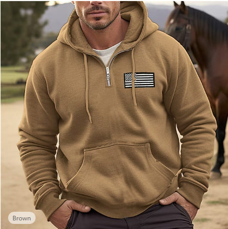 Sweater Men's Autumn New Casual Fashion Fashion Brand Hooded Trend