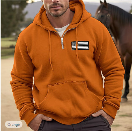 Sweater Men's Autumn New Casual Fashion Fashion Brand Hooded Trend