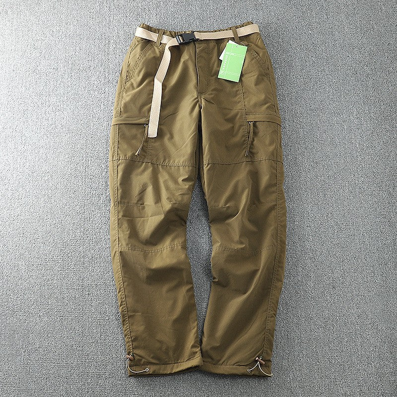 Multi-pocket Straight Cargo Men's Loose Casual Pants