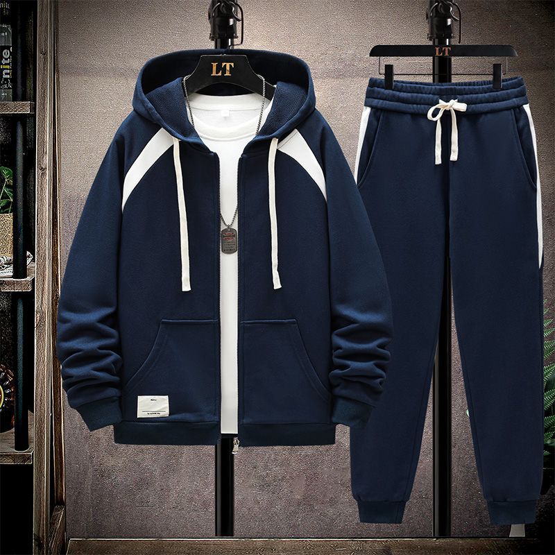 Casual Sports Suit Men's Loose Sportswear Hooded