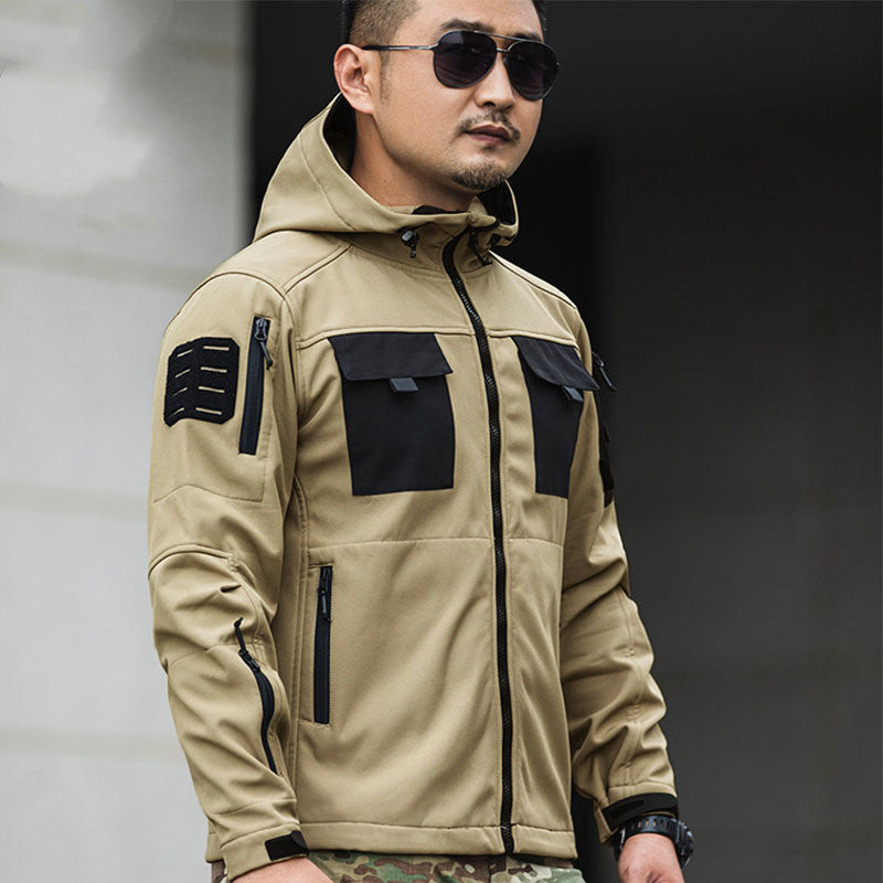 Men's Fashion Casual Thickening Warm Shell Jacket