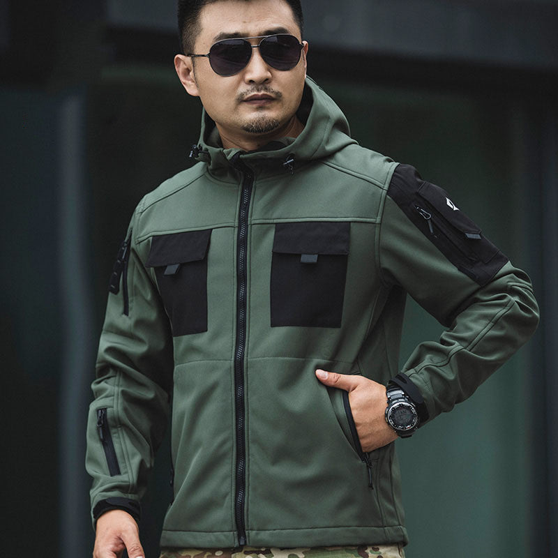 Men's Fashion Casual Thickening Warm Shell Jacket